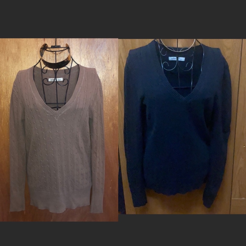 Braided Cable Knit Sweater DUO